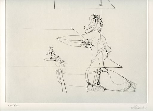 Hans BELLMER - Print-Multiple - GRAVURE 1973 SIGNÉE CRAYON NUM/100 HANDSIGNED ETCHING