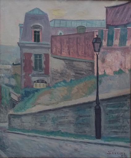 Samuel SINAI - Pittura - A Corner in Paris