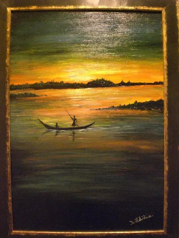 Coucher De Soleil Africain By Jean Claude Lelievre Buy