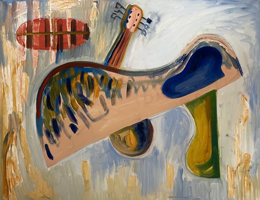 Roland DZENIS - Painting - Music