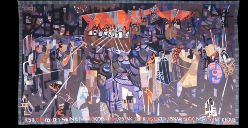 Lars Olof GYNNING - Tapisserie - Normands sur la Seine