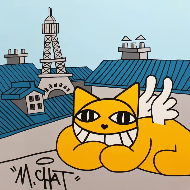 L Envol Du Chat By Monsieur Chat Buy Art Online Artprice L Envol Du Chat By Monsieur Chat Buy Art Online Artprice