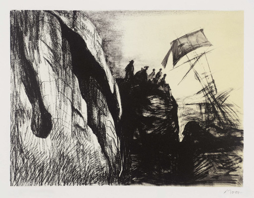 亨利•摩尔 - 版画 - Shipwreck II
