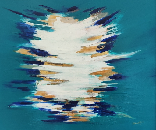 Douglas FINDLAY - Painting - Turquoise Reflection 2