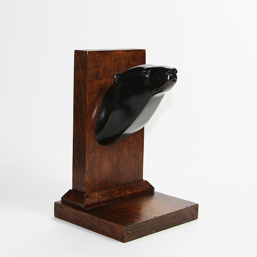 Armand PETERSEN - Sculpture-Volume - Tête d'ours