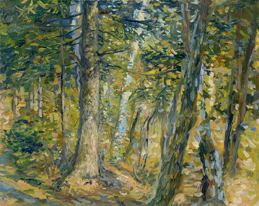 Simon L. KOZHIN - Gemälde - September. Forest. Surroundings of Ilyinki