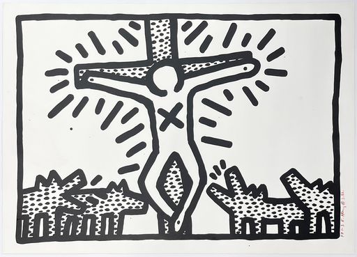 Keith HARING - Stampa-Multiplo - UNTITLED (PLATE 6)