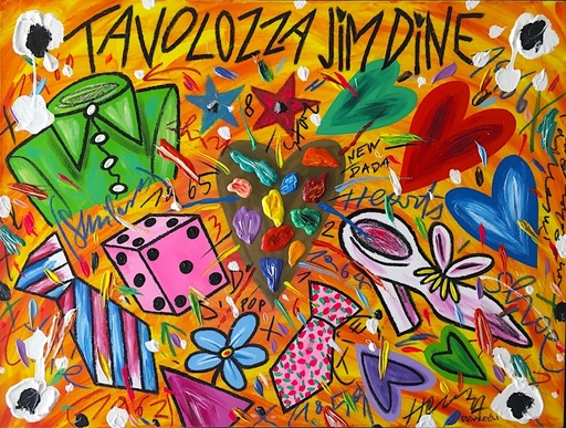 Bruno DONZELLI - Pintura - Tavolozza Jim Dine