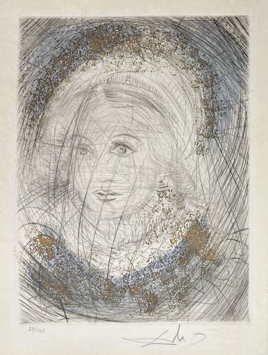 Salvador DALI - Stampa-Multiplo - Portrait de Marguerite