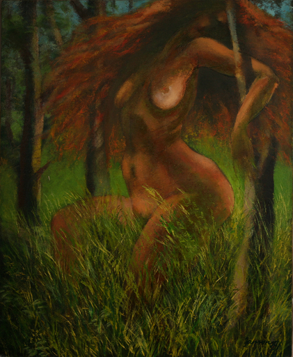 Janis JANSONS - Peinture - Nude