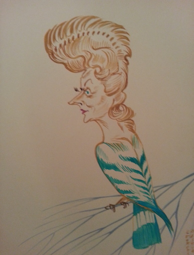 Georges BASTIA - Zeichnung Aquarell - Valentine TEISSIER