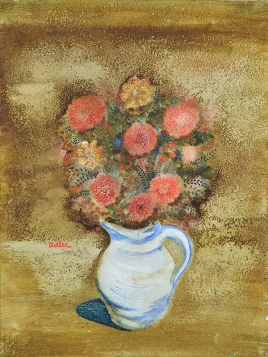 Jankel ADLER - Gemälde - Flower Still Life