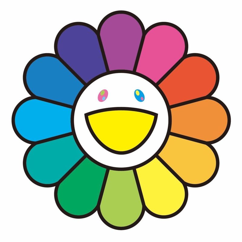 Takashi MURAKAMI - Grabado - Rainbow Flower