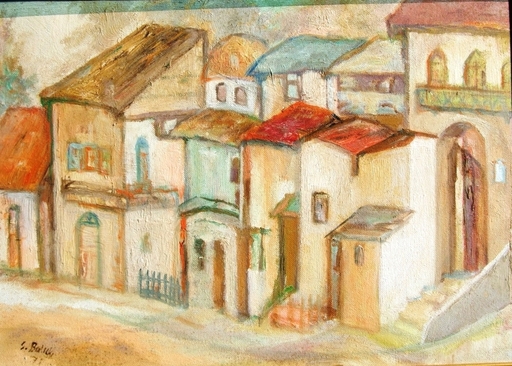 Shimon BALISKY - Painting - City Landscape