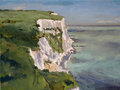 Frank SUPLIE - Pintura - Dover,Nationalpark, Langdon Hole