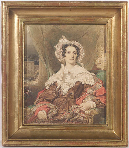 Miniatura - "Portrait of Dora Grevau", 1820s/1830s 