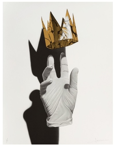 Nuno VIEGAS - Grabado - Glove X Golden Crown (White)