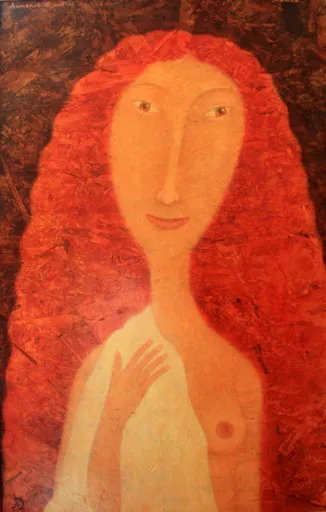 Roman ANTONOV - Painting - Red-Haired