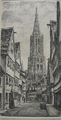 Friedrich GÖRTITZ - 版画 - "Ulm / D. "
