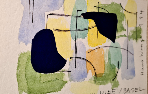 Hans WRAGE - Dessin-Aquarelle - Hans Arp + Paul Klee - # 24011
