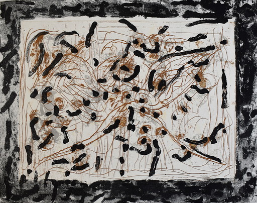 Jean-Paul RIOPELLE - Grabado - Composition 1, from: Marrying Flies