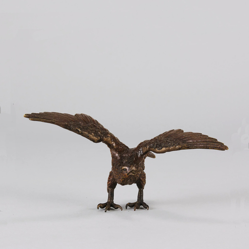Franz BERGMAN - Scultura Volume - Eagle with Outspread Wings