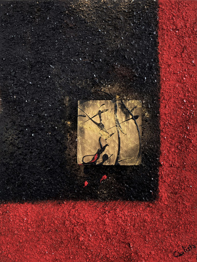CAALISTA - Gemälde - CAALISTA - Fragment of life (tableau, Acrylique, mixte / toi