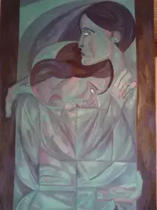 Edith STÜTZ - Gemälde - UMARMUNG