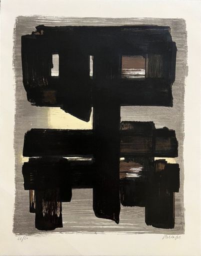 Pierre SOULAGES - Print-Multiple - Lithographie n° 1 