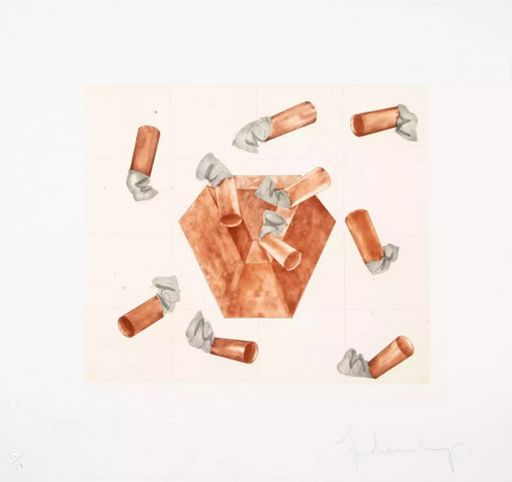 Claes Thure OLDENBURG - Grabado - Study for Steel and Lead Ashtray