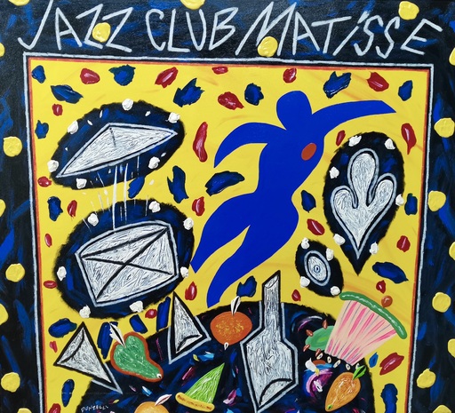 Bruno DONZELLI - Painting - Jazz club Matisse