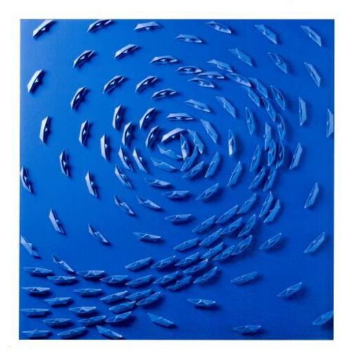 Riccardo GUSMAROLI - Gemälde - vortice blu 