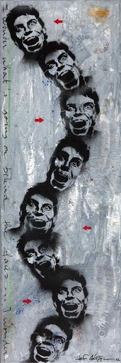JEF AÉROSOL - Pittura - Behind the Faces