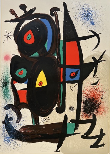 Joan MIRO - Stampa-Multiplo - For the friends of the Musée dart Moderne, Paris