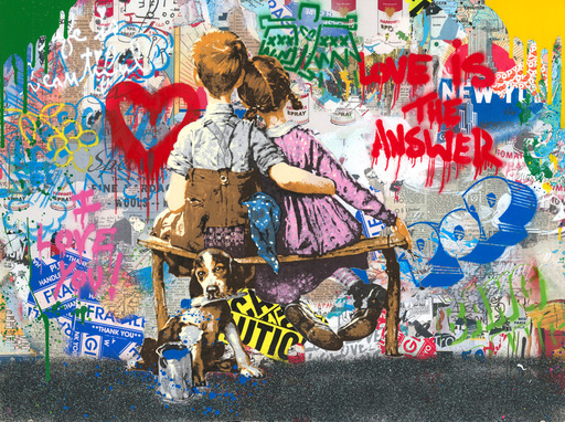 MR BRAINWASH - Painting - Work Well Together