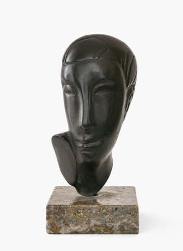 Margarete MOLL - Skulptur Volumen - Weiblicher Kopf