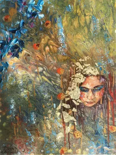 Diana MALIVANI - Gemälde - Dying in the Rain