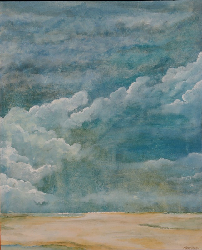 Fred MINARD - Painting - "LA GRANDE PLAGE"