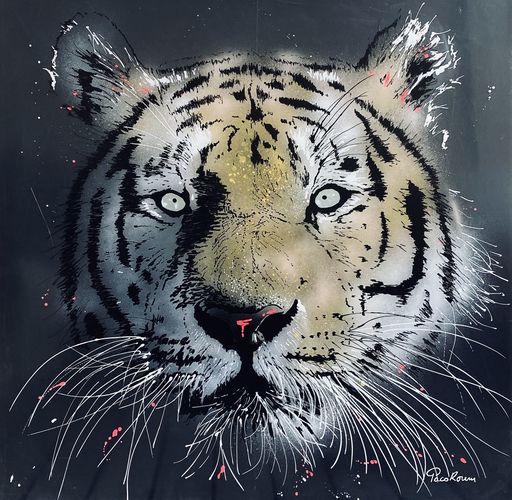 PACO ROUM - Painting - King Tiger