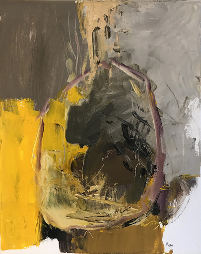 Doina VIERU - Painting - Grey Pineapple