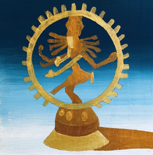 Roland DZENIS - Peinture - Dancing Shiva
