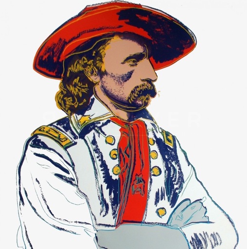 Andy WARHOL - Estampe-Multiple - General Custer (FS II.379)
