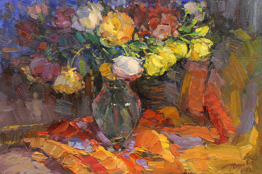 Yuriy DEMIYANOV - Peinture - Autumn Scents