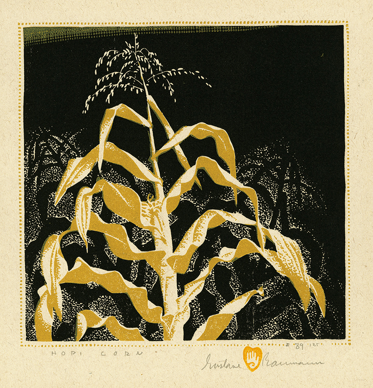 Gustave BAUMANN - 版画 - Hopi Corn