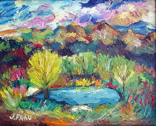 José FRAU - Painting - paisaje