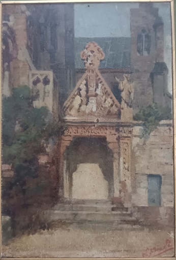 Eugenio ANDREASI - Gemälde - Chiesa