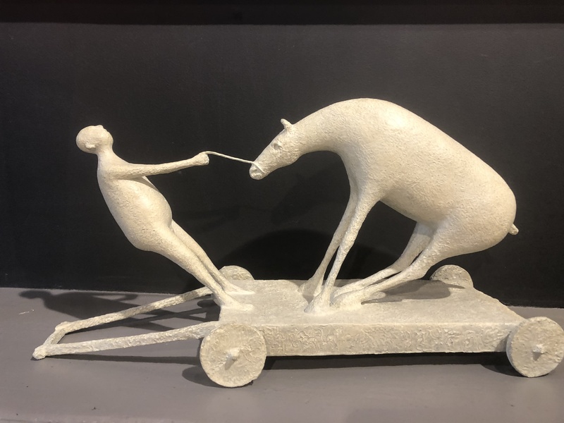 Lucette BRANDY - Sculpture-Volume - Le chariot