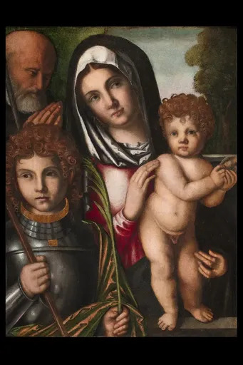 Francesco ZAGANELLI - Painting - Holy Family