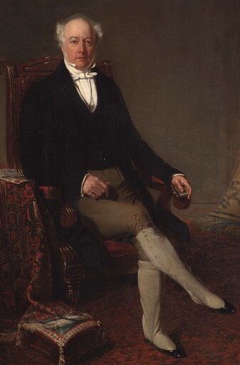 Philip WESTCOTT - Painting - Portrait of Earl Grey