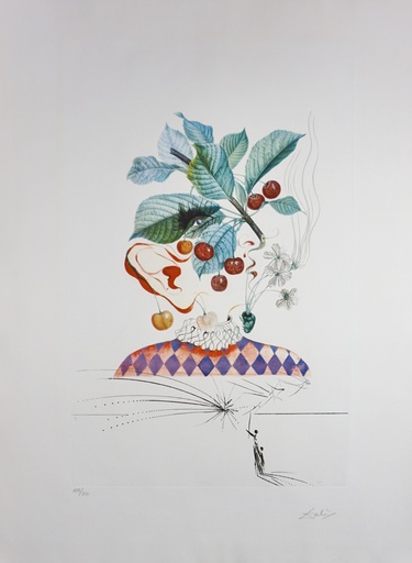 萨尔瓦多·达利 - 版画 - FlorDali/Les Fruits Cherries